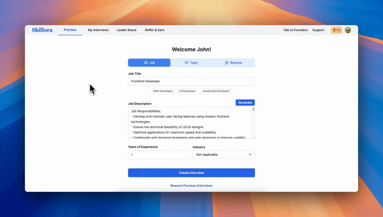 Learn from Instant Feedback and Example Answers
